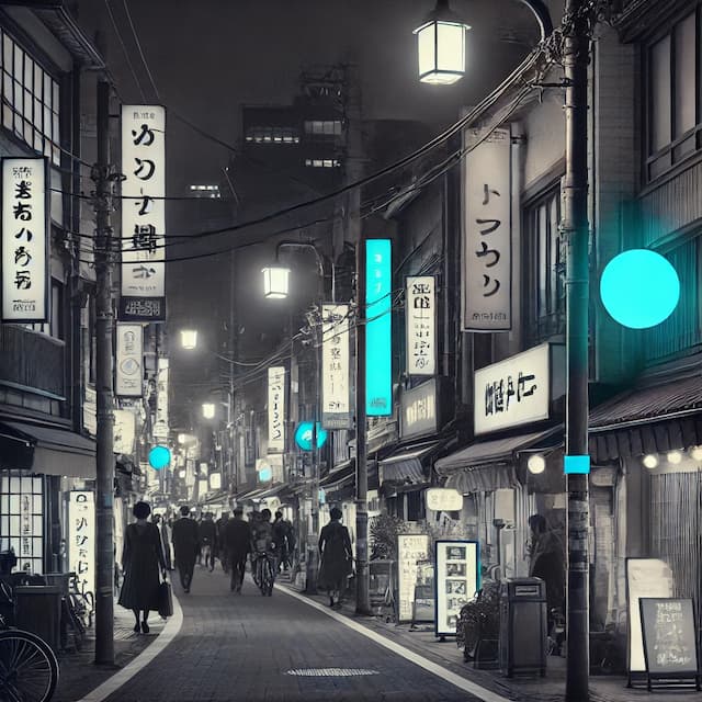 Japan Night Scene