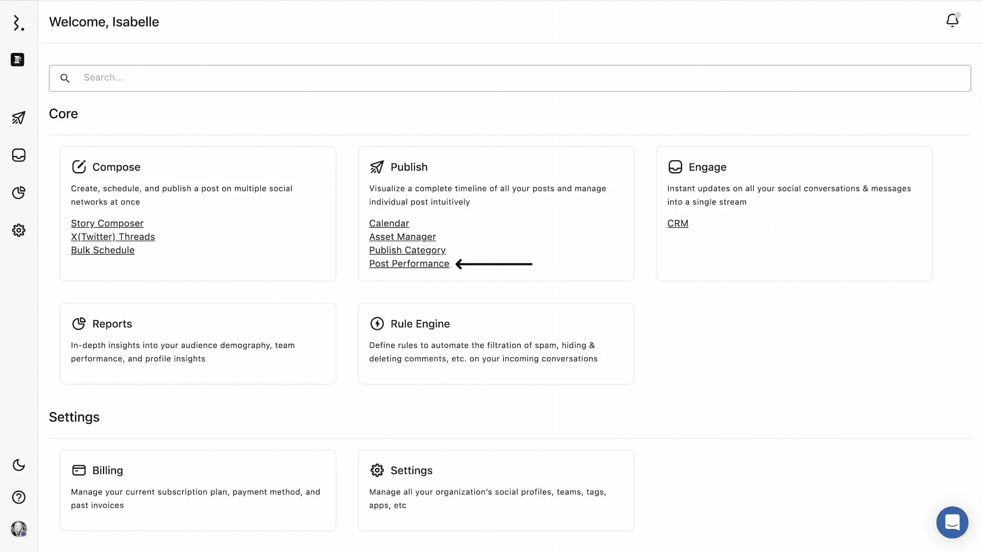 How To Access The Post Performance View Method 2