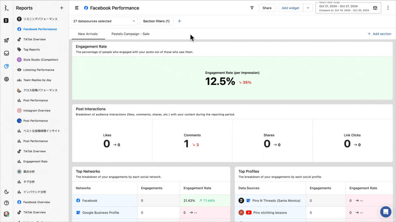 Customizing a report