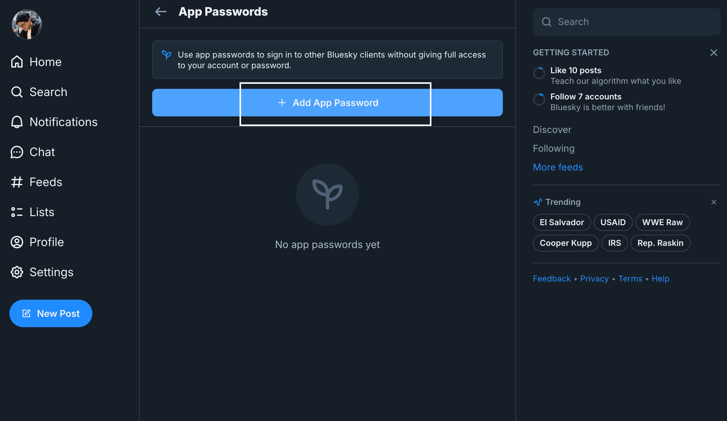 Add-app-password-button