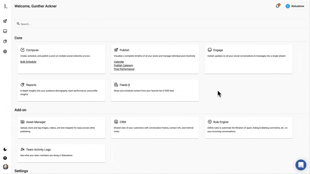 statusbrew-intercom-support